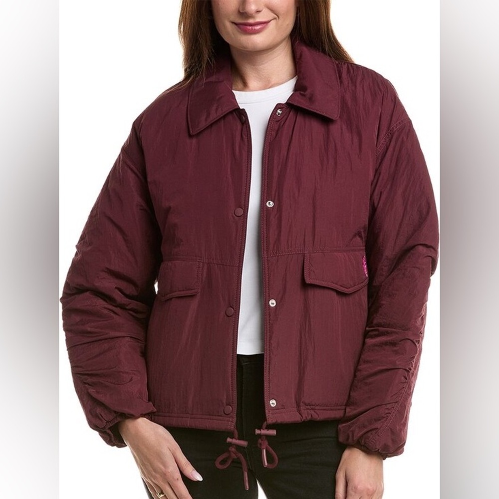 Free People Movement FP Off the Bleachers Coaches  Jacket